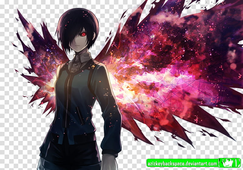 Touka Kirishima (Tokyo Ghoul), Render v transparent background PNG clipart