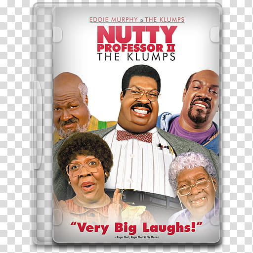 Movie Icon , Nutty Professor II, The Klumps, Nutty Professor II The Klumps movie case illustration transparent background PNG clipart