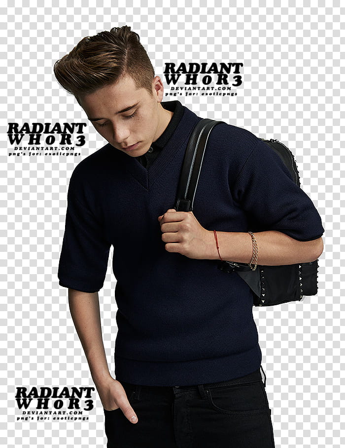 Brooklyn Beckham ROLLACOASTER, man holding back transparent background PNG clipart