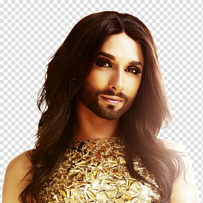 Conchita Wurst transparent background PNG clipart