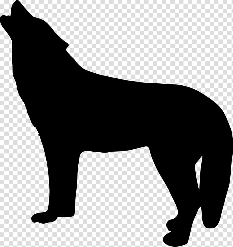 Dog Silhouette, Black Wolf, Animal, Drawing, Painting, Animal Figure, Sporting Group, Tail transparent background PNG clipart