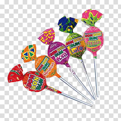 Colours Items, Bon Bon Bum lollipops illustration transparent background PNG clipart