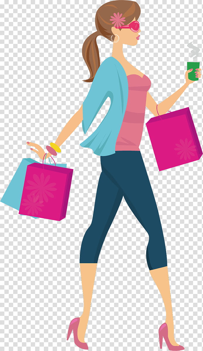 Fashion Drawing Shopping, design transparent background PNG clipart