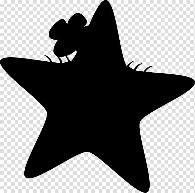 White Star, Black And White
, Music, Silhouette, Blackandwhite transparent background PNG clipart