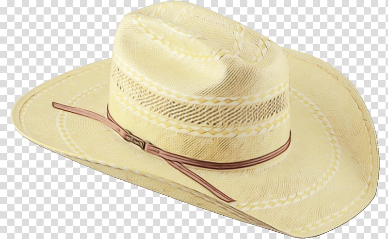 Cowboy hat, Watercolor, Paint, Wet Ink, Clothing, Costume Hat, Beige, Fashion Accessory transparent background PNG clipart