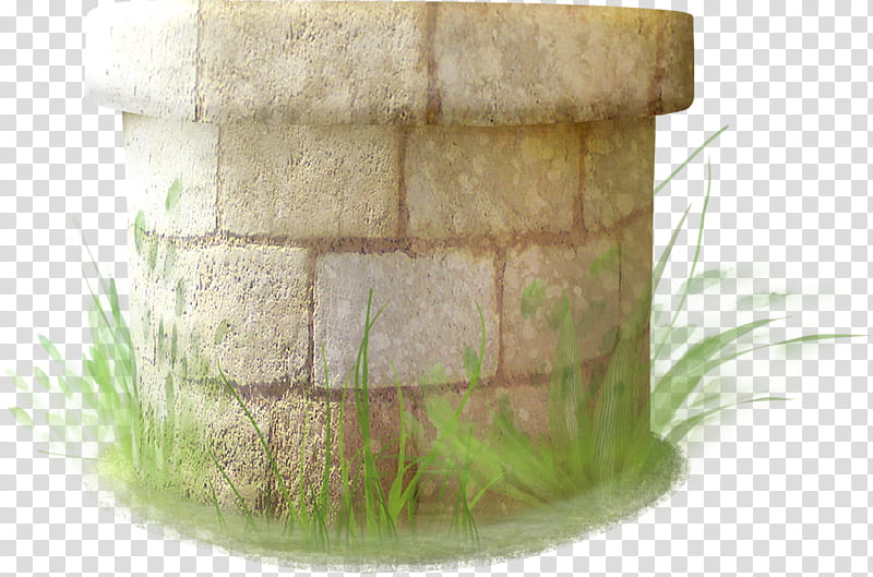 Cartoon Grass, Well, Cartoon, Bucket, Megabyte, Wood, Template, Commodity transparent background PNG clipart