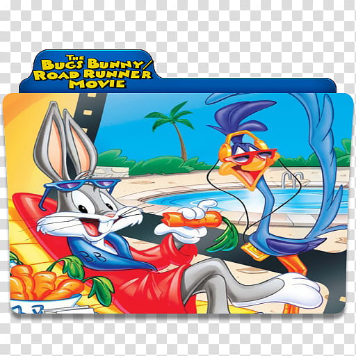 The Bugs Bunny Road Runner Movie Folder Icon transparent background PNG clipart