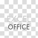 Gill Sans Text Dock Icons, Excel-Office, Excel Office logo transparent background PNG clipart