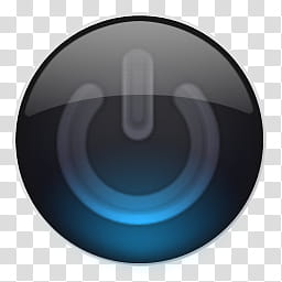 Inner Blue Circle, power button transparent background PNG clipart