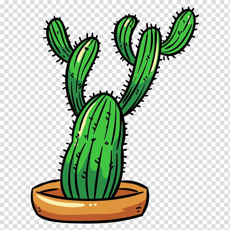 Cactus, Painting, Animation, Green, Plant, Flowerpot, Tree, Plant Stem transparent background PNG clipart