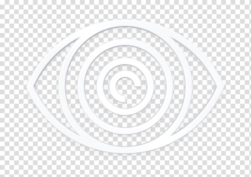 eternal icon eye icon optic icon, Organ Icon, Vision Icon, Spiral, Blackandwhite, Logo, Circle, Symbol transparent background PNG clipart