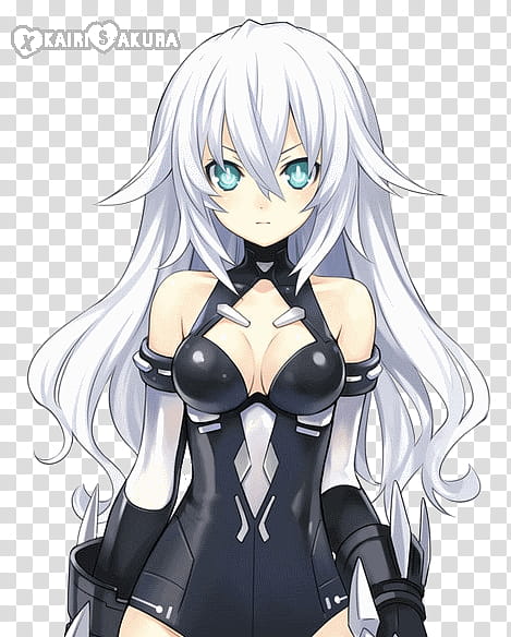 Black Heart Render , Hyper Dimension Neptunia anime character transparent background PNG clipart