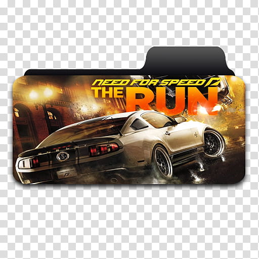 Game Folder Icon Style  , NFS, The Run transparent background PNG clipart