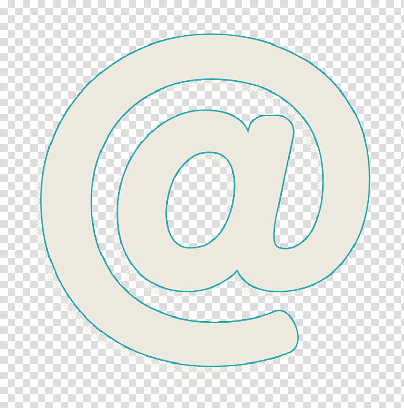 Arroba sign icon Mail icon Interface and web icon, Signs Icon, Symbol, Logo, Circle, Number, Emblem transparent background PNG clipart