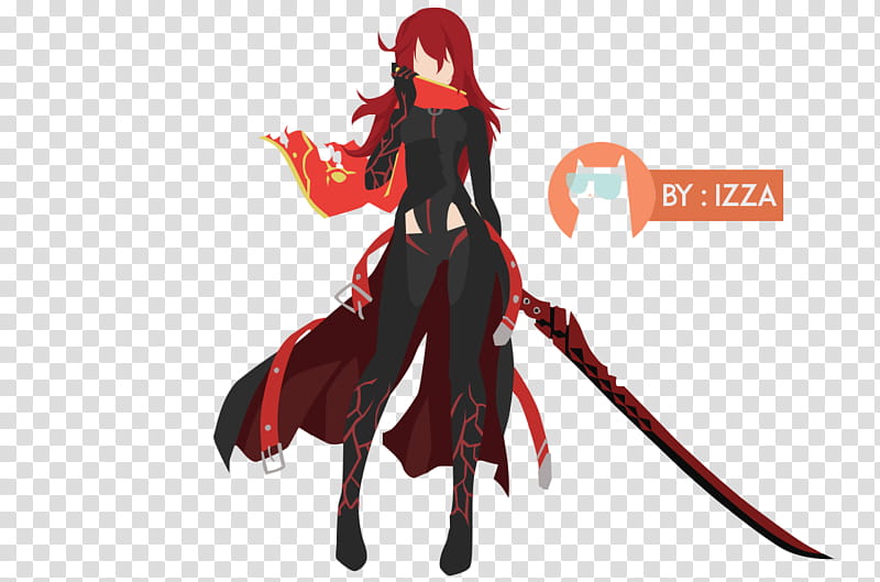 Elesis Dark Knight Minimalist transparent background PNG clipart