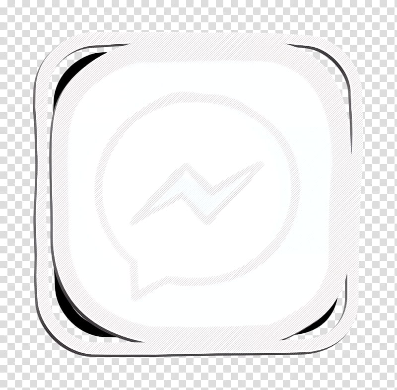 communication icon facebook icon media icon, Message Icon, Messenger Icon, Social Icon, White, Circle, Line, Logo transparent background PNG clipart