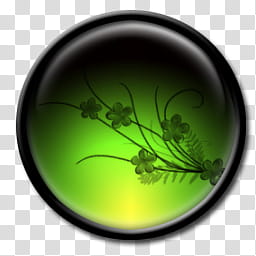 WolfmaNs Buttons, green floral illustration transparent background PNG clipart