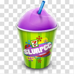 purple Slurpee cup transparent background PNG clipart