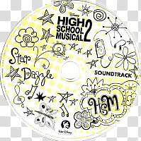 High School Musical  soundtrack disc illustration transparent background PNG clipart