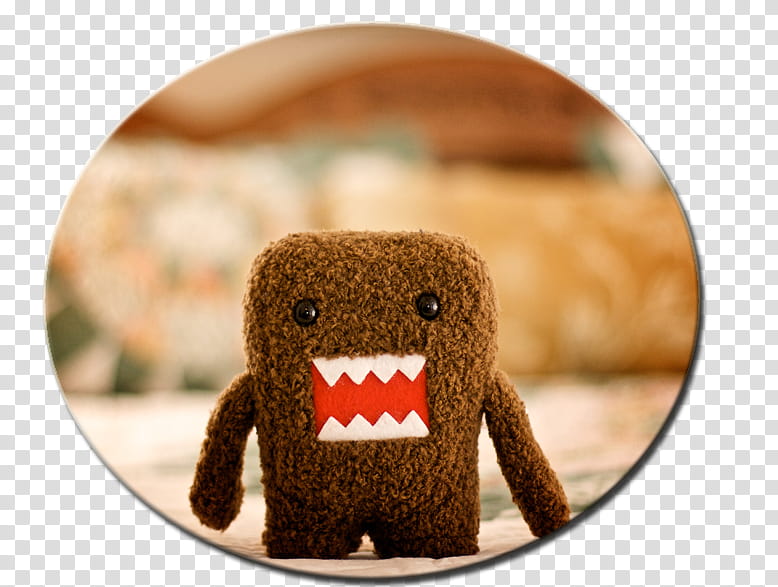 Pins, brown monster plush toy transparent background PNG clipart