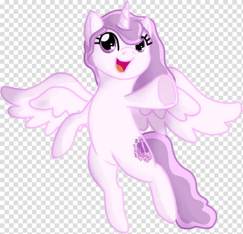 Princess Phantasia, white and purple Little Pony transparent background PNG clipart