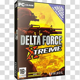Delta Force Xtreme DVD Case, DELTA FORCE XTREME x icon transparent background PNG clipart