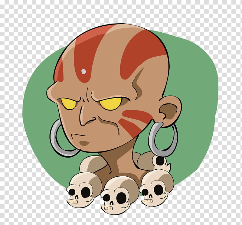 Dhalsim, man wearing earrings illustration transparent background PNG clipart