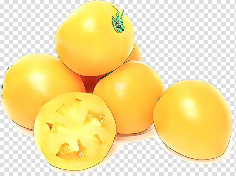 Tomato, Yellow, Fruit, Food, Plant, Ball, Vegetable transparent background PNG clipart