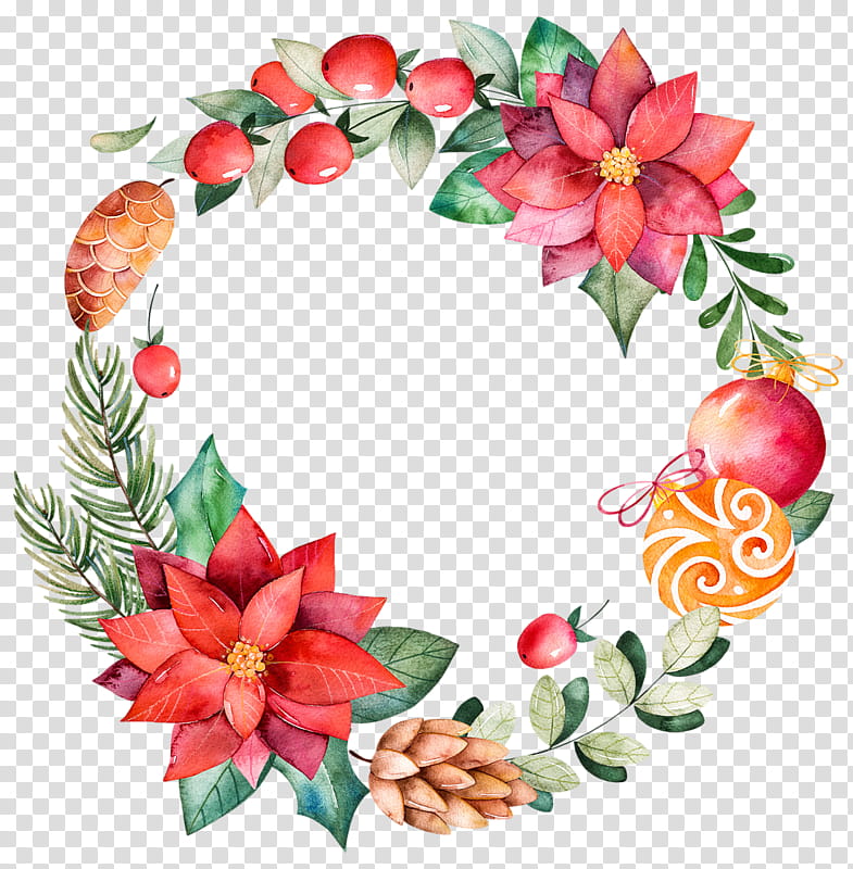 Christmas Poinsettia, Floral Design, Drawing, Flower, Christmas Day, Branch, Wreath, Frames transparent background PNG clipart