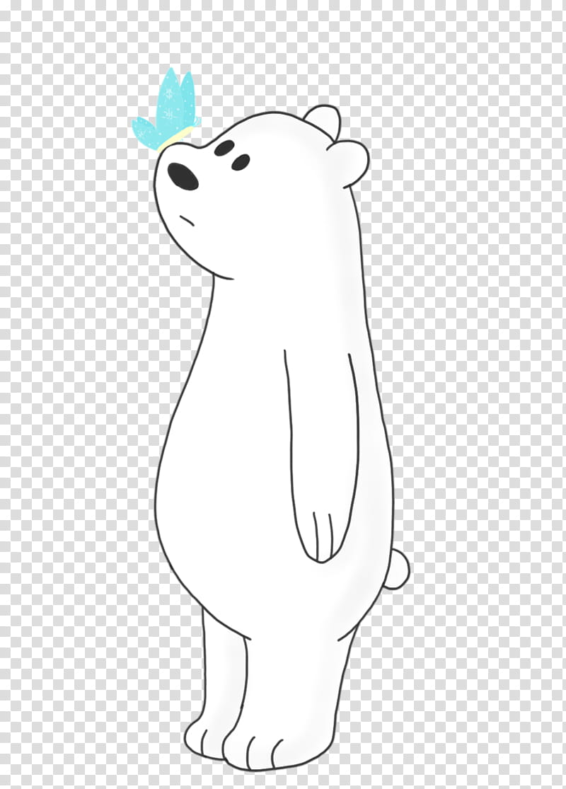 Polar Bear, Drawing, Cartoon, Line Art, Black White M, Diagram, Animal Figure, Tail transparent background PNG clipart