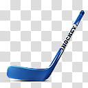 Hockey icons, HockeyStick_Left_clean__, blue and white ice hockey stick transparent background PNG clipart