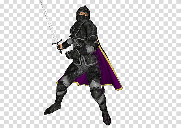 Knights of , person wearing knight suit with cape and sword transparent background PNG clipart