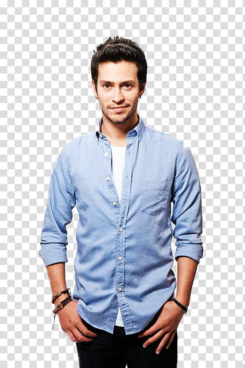 Ekin Koc, man wearing blue dress shirt transparent background PNG clipart