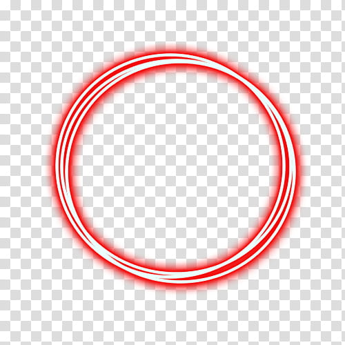 CIRCULOS, red neon ring transparent background PNG clipart