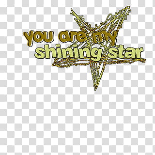 Recursos ahora en ZIP, you are my shining star text transparent background PNG clipart