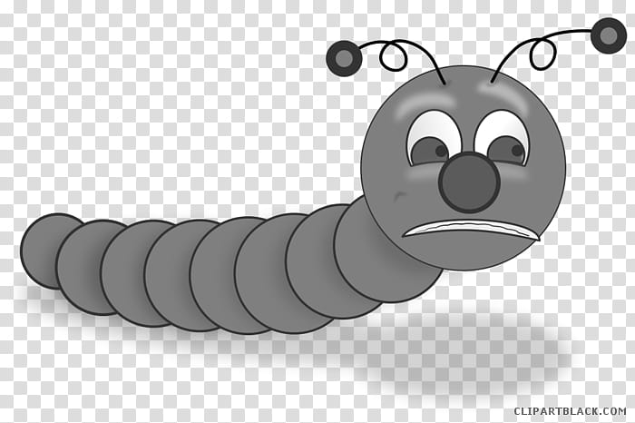 Caterpillar, Worm, Silkworm, Computer Worm, Drawing, Pest, Insect, Black And White transparent background PNG clipart
