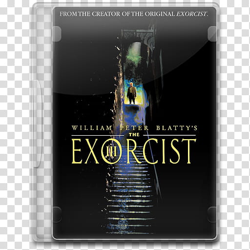 Movie Icon , The Exorcist III, The Exorcist DVD case transparent background PNG clipart