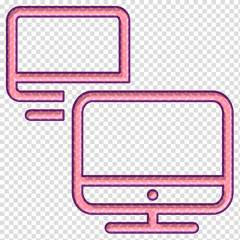 computer icon network icon streamline icon, Rectangle transparent background PNG clipart