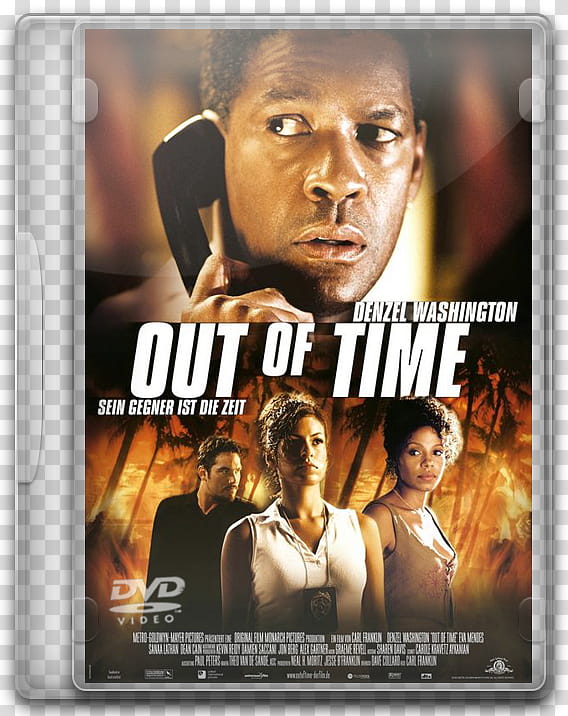 DVD movies icon, out of time, Out of Time DVD case transparent background PNG clipart