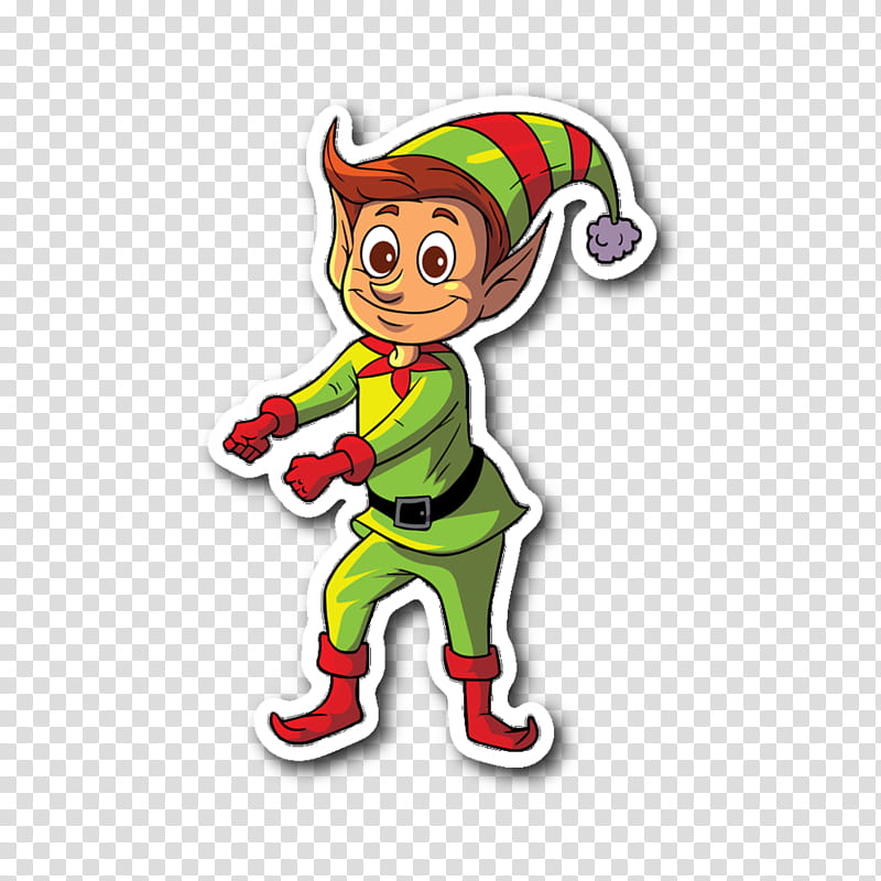 Christmas Elf, Dance, Silhouette, Floss, Group Dance, Cartoon, Christmas , Mascot transparent background PNG clipart