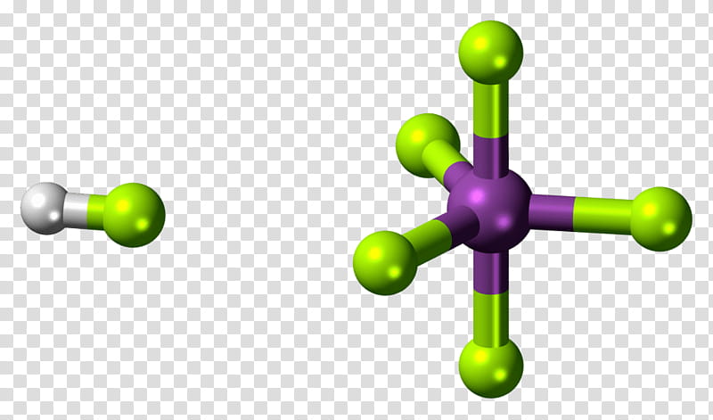 Green Circle, Fluoroantimonic Acid, Hydrofluoric Acid, Molecule, Ballandstick Model, Superacid, Chemistry, Fluorine transparent background PNG clipart