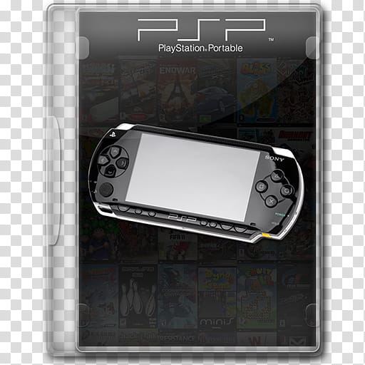 Console Series, black Sony PSP transparent background PNG clipart