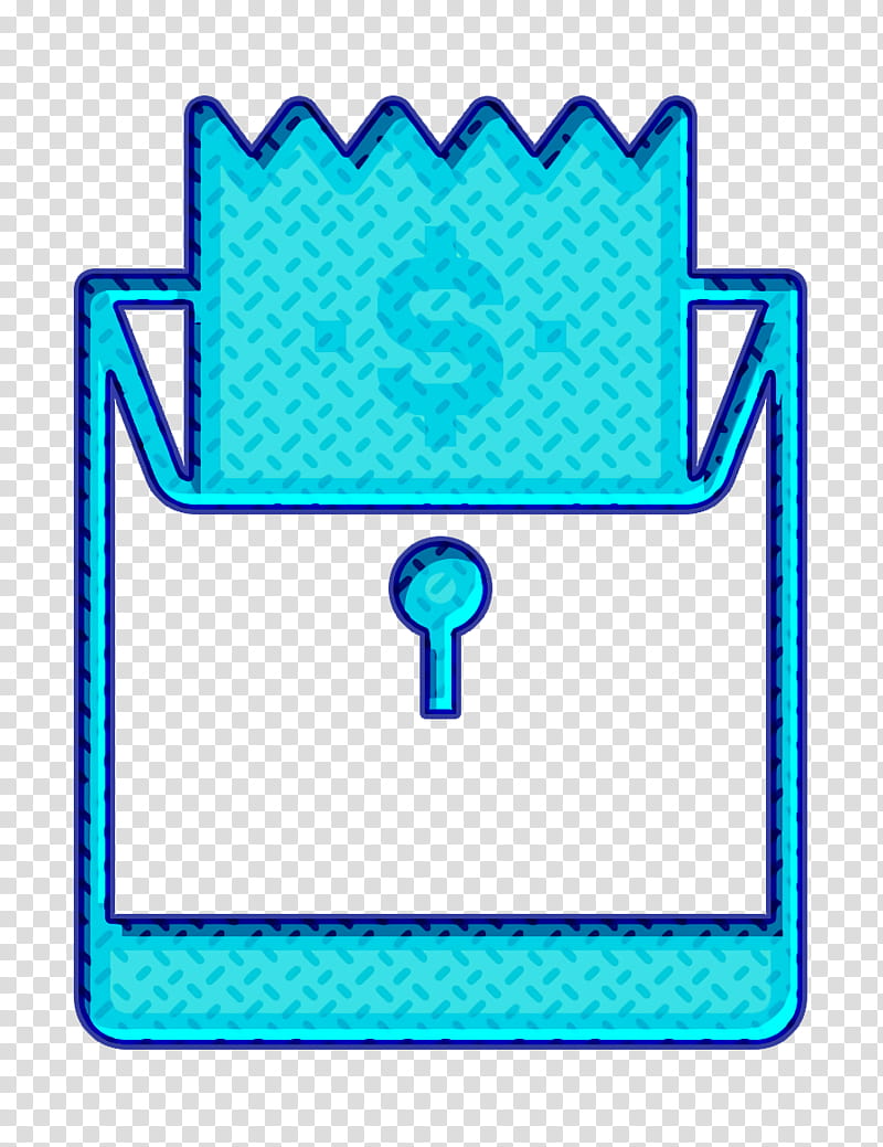 Bill And Payment icon Bill icon Business and finance icon, Aqua, Turquoise, Line, Electric Blue transparent background PNG clipart