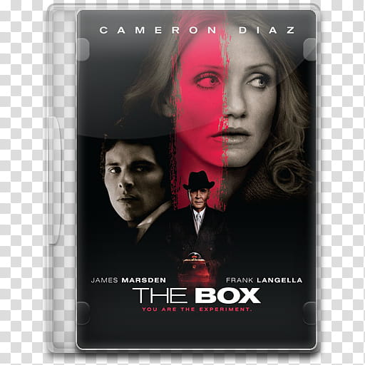 Movie Icon , The Box, The Box DVD case transparent background PNG clipart