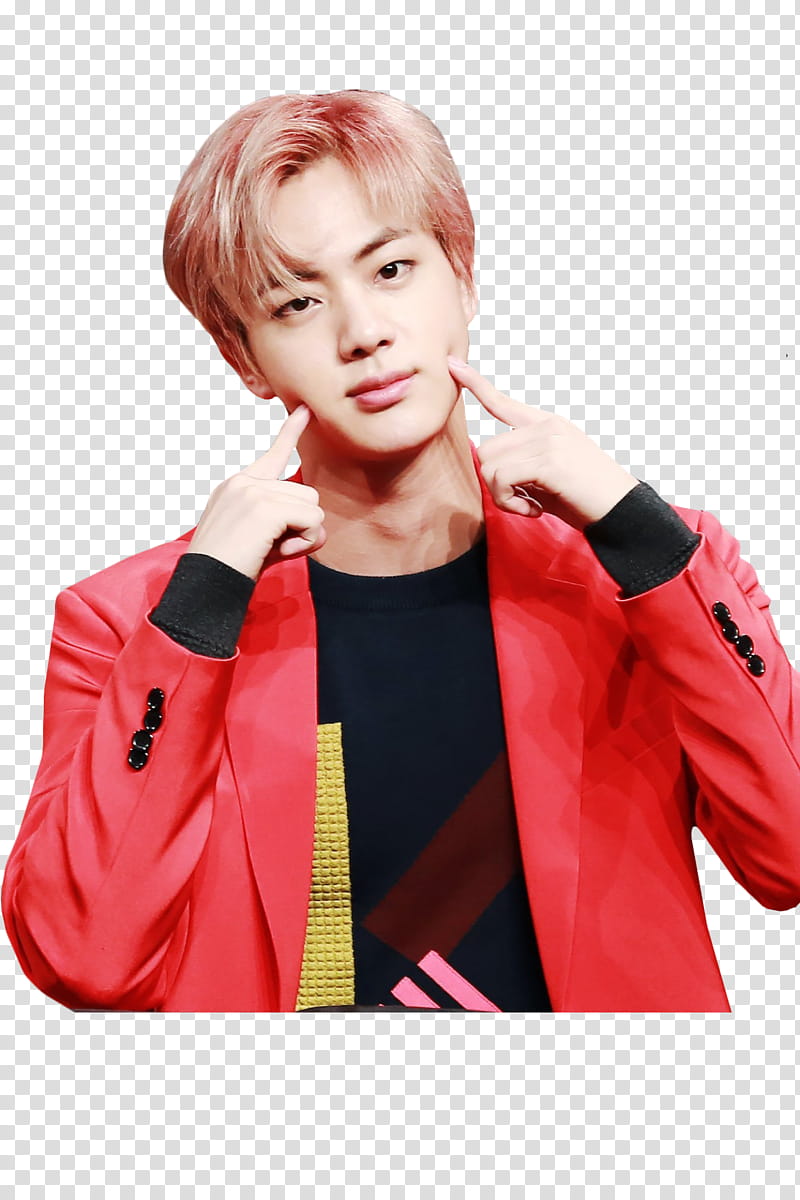 Jin  Boom Shakalaka s, BTS Jin with hands on face transparent background PNG clipart