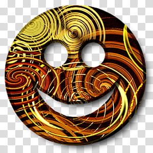 SpiralsOfGold, smiley face transparent background PNG clipart