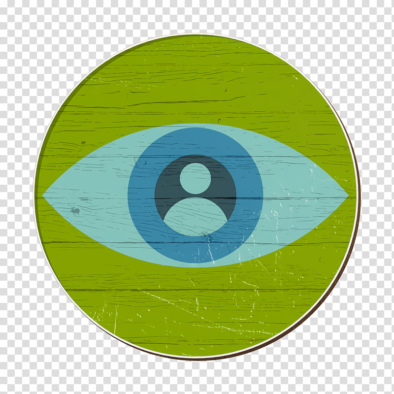 Digital marketing icon Eye icon, Green, Circle, Technology, Data Storage Device, Recreation, Sticker, Symbol transparent background PNG clipart