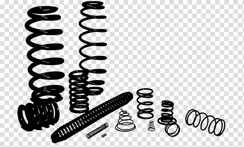 Spring, Car, Coil Spring, Suspension Part, Text, Auto Part transparent background PNG clipart