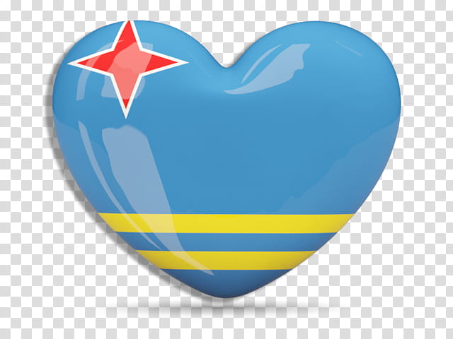 National Day, Aruba, Flag Of Aruba, National Flag, Flag Day, Heart transparent background PNG clipart