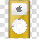 iPod Aqua   PC, iPod mini Gold icon transparent background PNG clipart